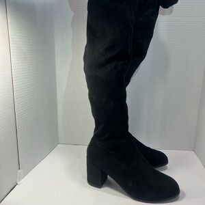 Elegant Black Over-the-Knee Women's Boots